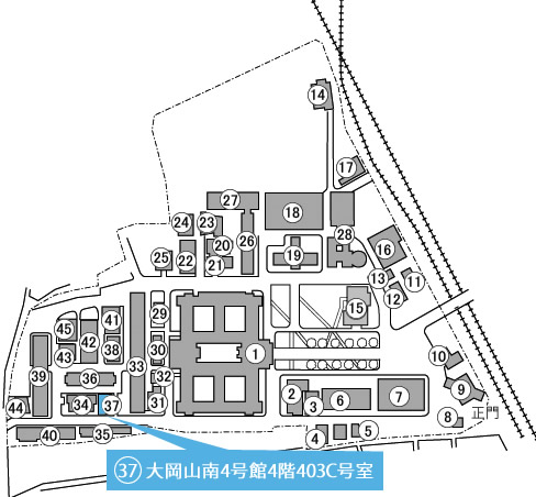 東京工業大学　大岡山キャンパスマップ